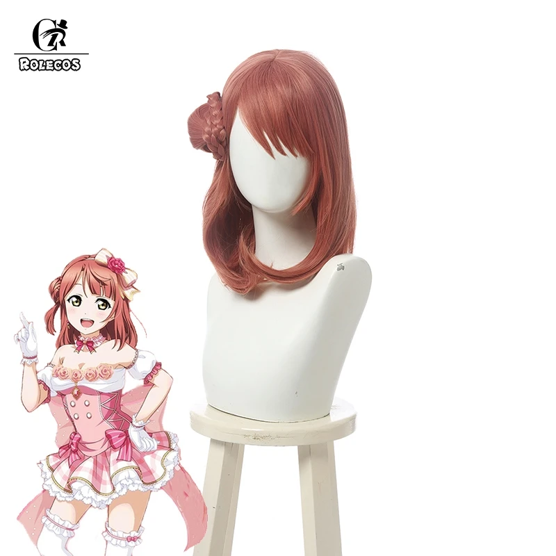 ROLECOS Love live Uehara Ayumu косплей парик аниме livePDP Косплей волосы 40 см головной убор