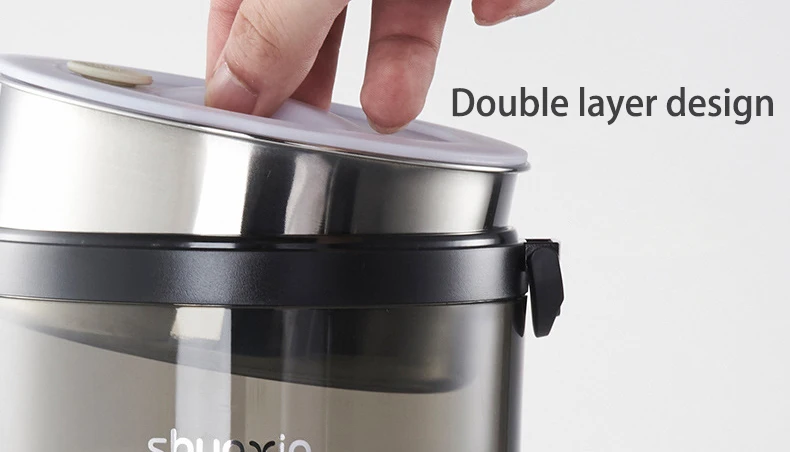 Multi-layer Lunch Box High Capacity Stainless Steel Leakproof Food Container Hiking Office School Portable Keep Fresh Bento Box