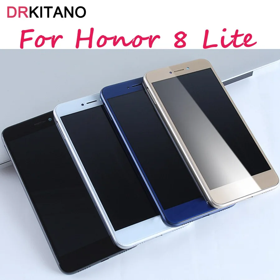 

Display For HUAWEI Honor 8 Lite Display Touch Screen For Honor 8 Lite LCD Diaplay with Frame Original PRA-TL10 PRA LX1 LX3