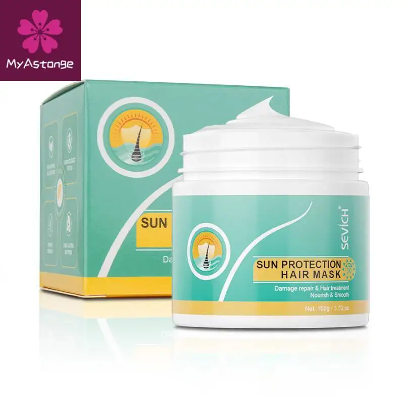 Sevich Hair Mask Sun Protection Anti-UV Sun Protection Smoothing Treatment Mask Repairs Damage Restore Soft Hair for All