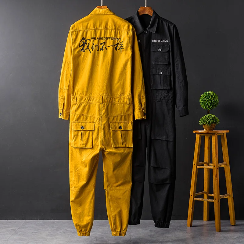 Pants Suit Plus-Size Romper Joggers Streetwear Men Casual Mens New-Fashion 5XL Hip Overalls