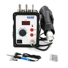 110 В/220 В 858D+ цифровая паяльная станция с паяльником для сварки мобильного телефона, ремонт, предназначенный для сварки