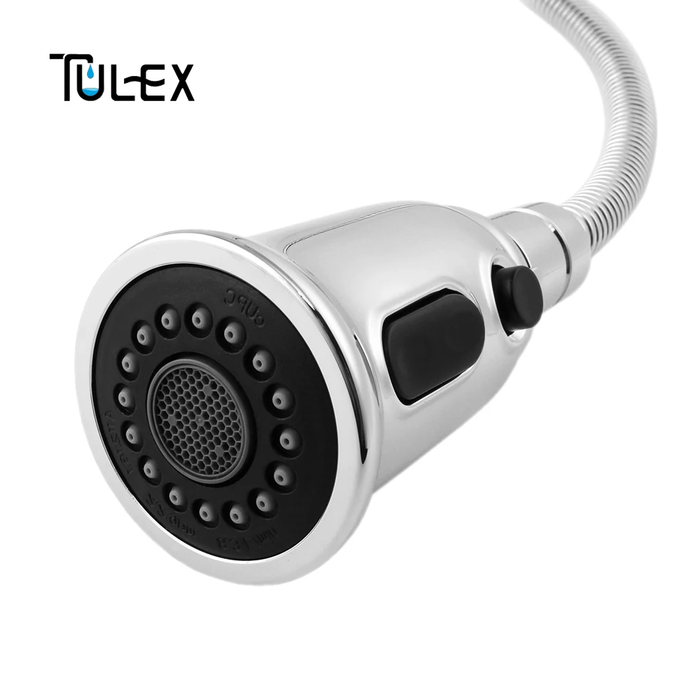 TULEX, 2 режима, кухонная душевая головка, кухонные опрыскиватели, выдвижная головка, кухонный кран, запасная часть, хромированный кран, душевая головка