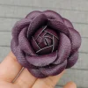 Black White Genuine Leather Camellia Flower Bow Brooches for Woman Big Size Ribbon Bowknot Brooch Pins Dress Shirt Accessories ► Photo 3/6