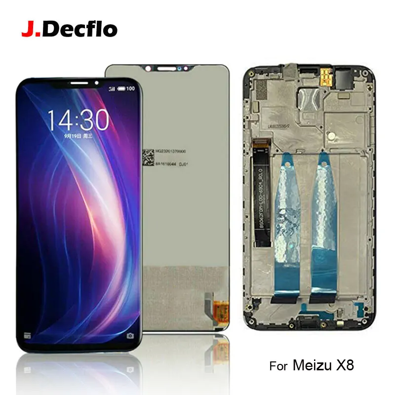 

LCD Display For MeizuX8 X8 Touch Screen Digitizer Assembly Replacement Black No/with Frame For MeizuX8 X8 LCD Screen 6.2