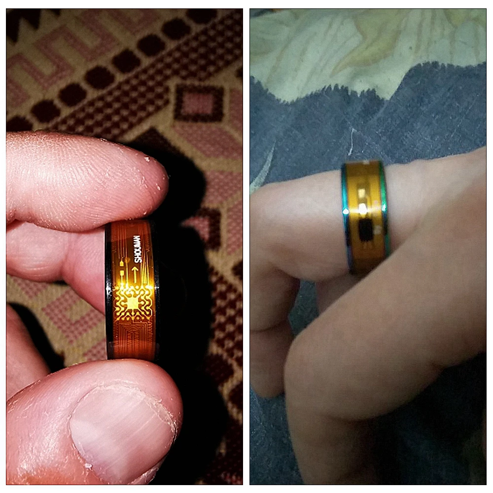 NFC Smart Ring Multifunctional Stainless Steel Waterproof Intelligent Digital Technology Ring High-end Gifts Fashion Jewelry - Image 2