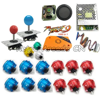 

Arcade DIY kit with Pandora box 9 arcade version 1500 in 1 motherboard copy sanwa OBSC button joystick HDMI VGA for PC TV PS