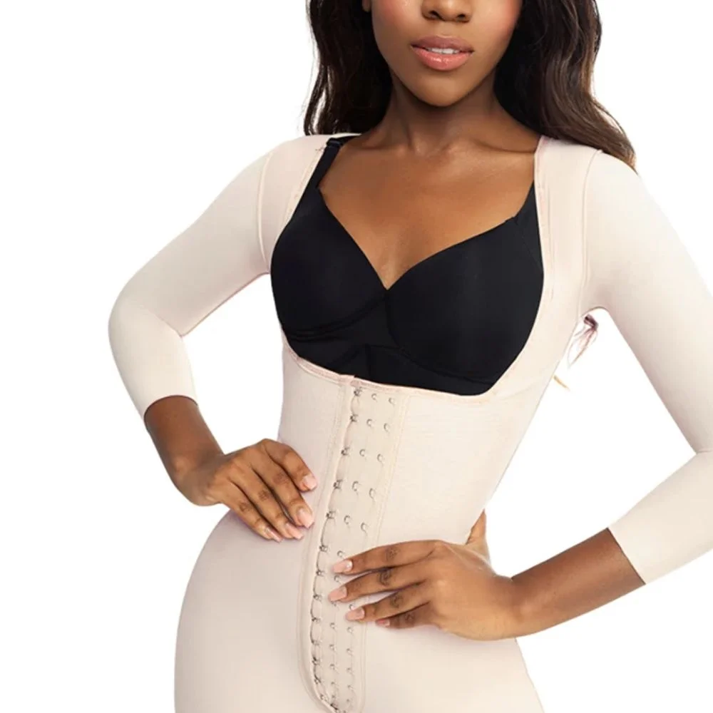 Colombian Womens High Compression Faja Arm Shaper With Butt Lifter