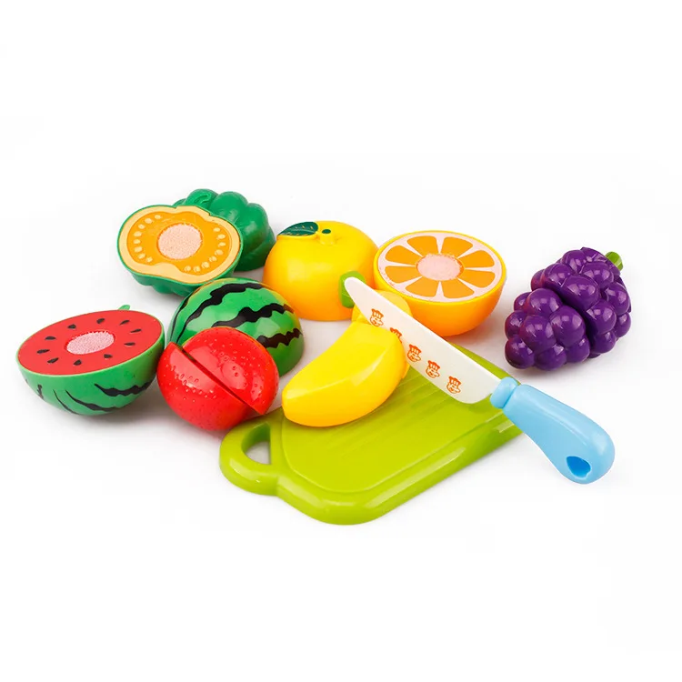 

Play House Toys Model Cut Fruit Cutter Children Kitchen Toy GIRL'S Slicer Baby Kitchenware Set