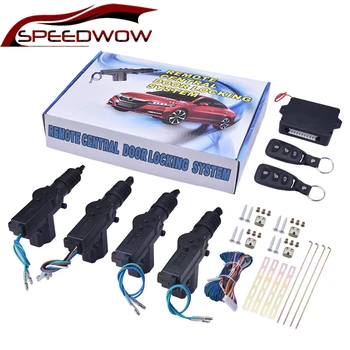 

12V Universal Car Door Lock Motor Actuator Keyless Entry System Remote Central Control Locking Kit With Trunk Release Button