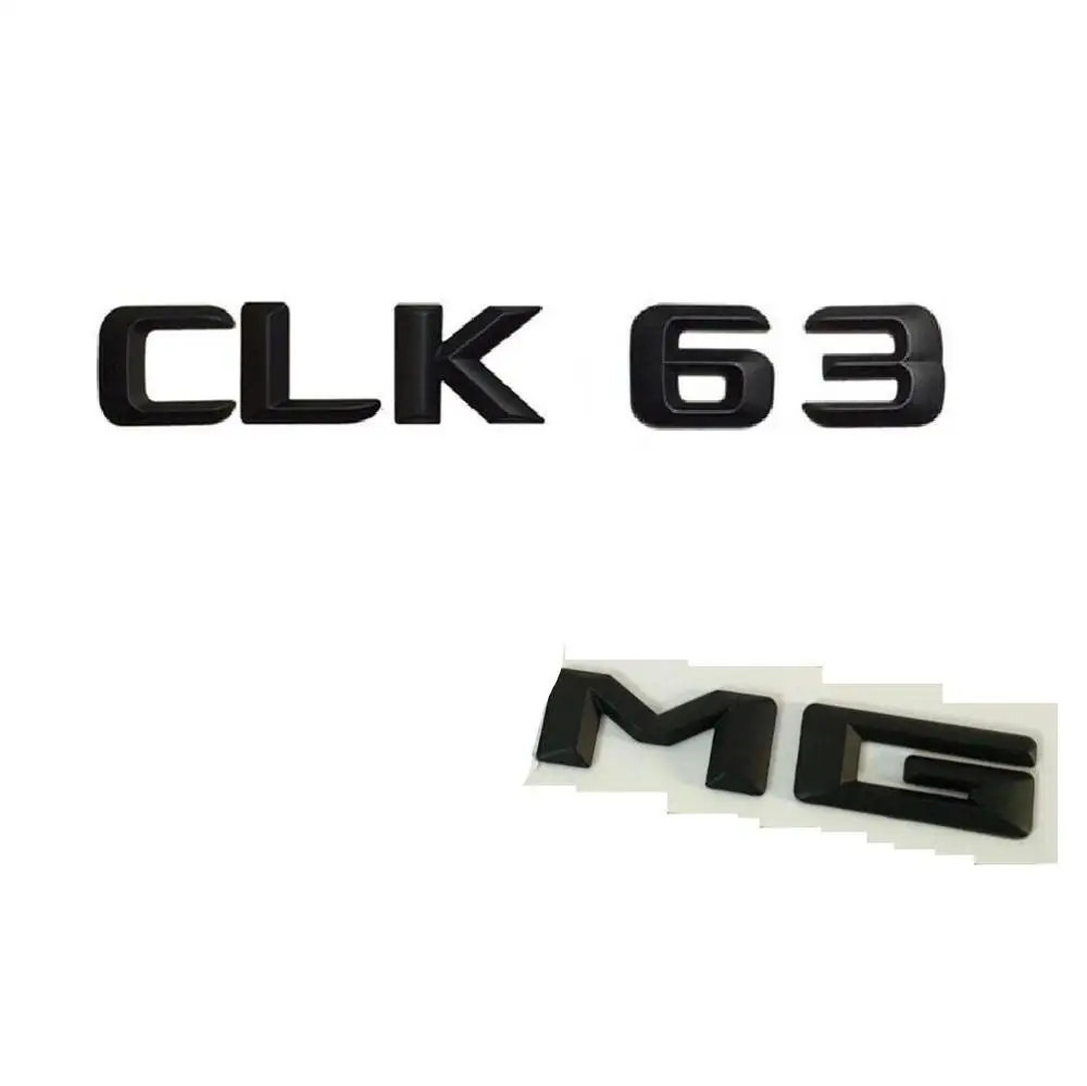 Черные буквы CLK 63 Для AMG значки для багажника эмблемы Mercedes CLK63 AMG|Эмблемы| |