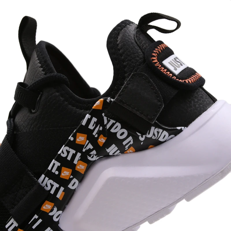Оригинальная продукция Nike Air Huarache City низкая премиум черная и Оранжевая женская обувь для бега Новое поступление кроссовки удобные