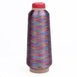 Premium Gold and Silver Metallic Embroidery Thread for DIY and Cross Stitch Projects (Deep tricolor)