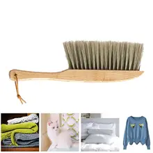 Прочная деревянная щетка для пыли износостойкая мягкая пластиковая щетка для пыли с деревянной ручкой для мебели для кровати инструмент для уборки дома