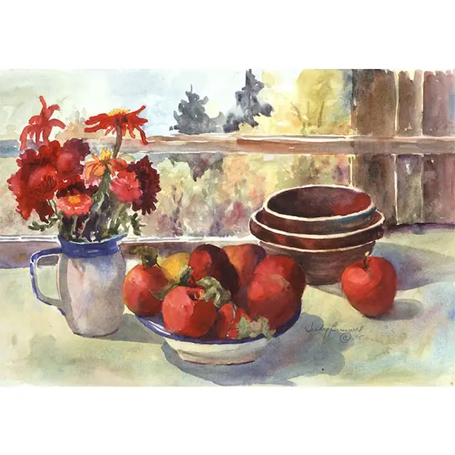 Adult Coloring By Numbers Flowers DIY Unframe Decor For Home Oil Painting By Numbers Fruit Acrylic Paint Handpainted Adult Gift 996112