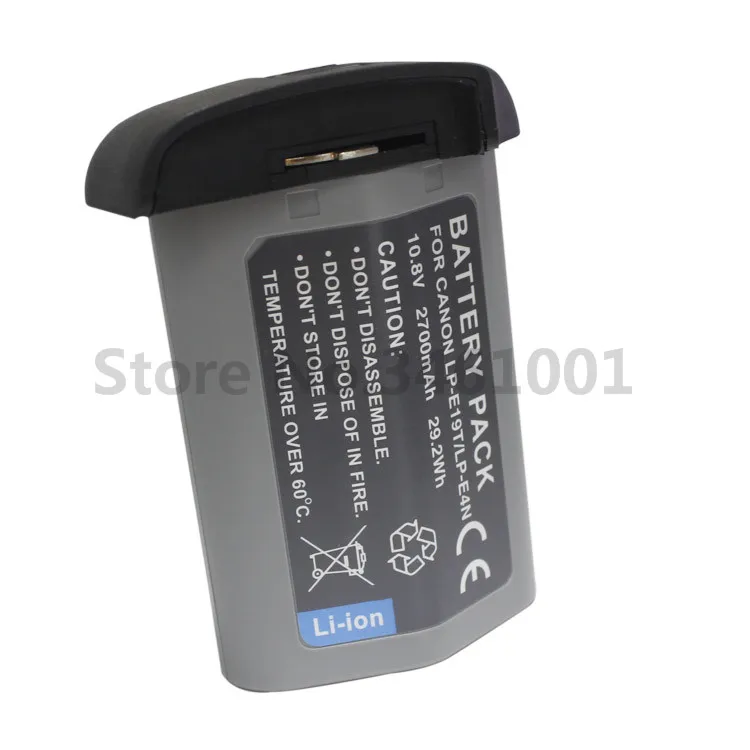 LP-E19 LP-E4N Full Decoded Battery for Canon LP-E4 LPE4N LPE19 EOS