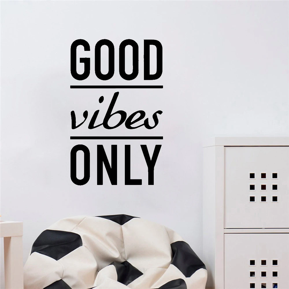 Хорошие vibes Только настенные наклейки аксессуары для украшения дома виниловые