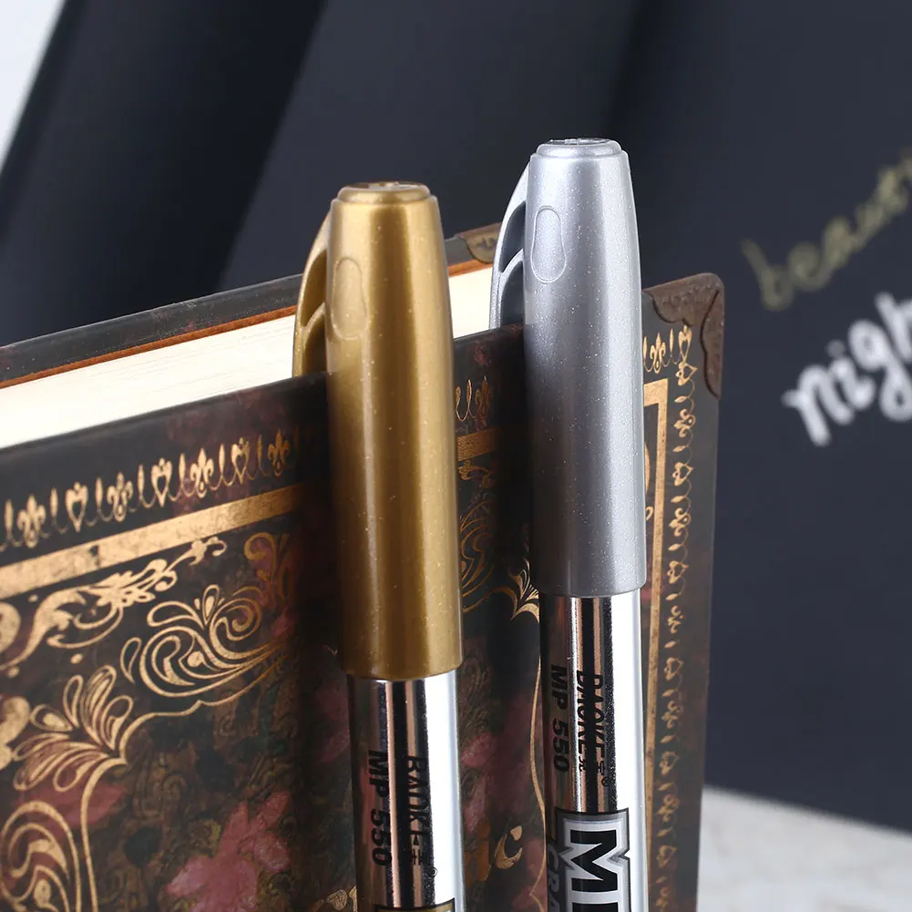 Paint Marker Pen Fine Nib Waterproof Decorations School Student Smooth Art Supplies Office Stationery Calligraphy Creative