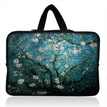 

Van Gogh Blue Prunus Laptop Sleeve Bag Soft Handbag For 11" 12" 13" 15" Macbook Air Pro Retina