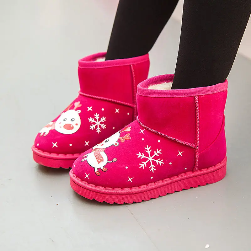 

Новые зимние детские ботинки; Теплые модные детские повседневные зимние ботинки с героями мультфильмов; Высококачественные детские ботильоны на плоской подошве с мехом