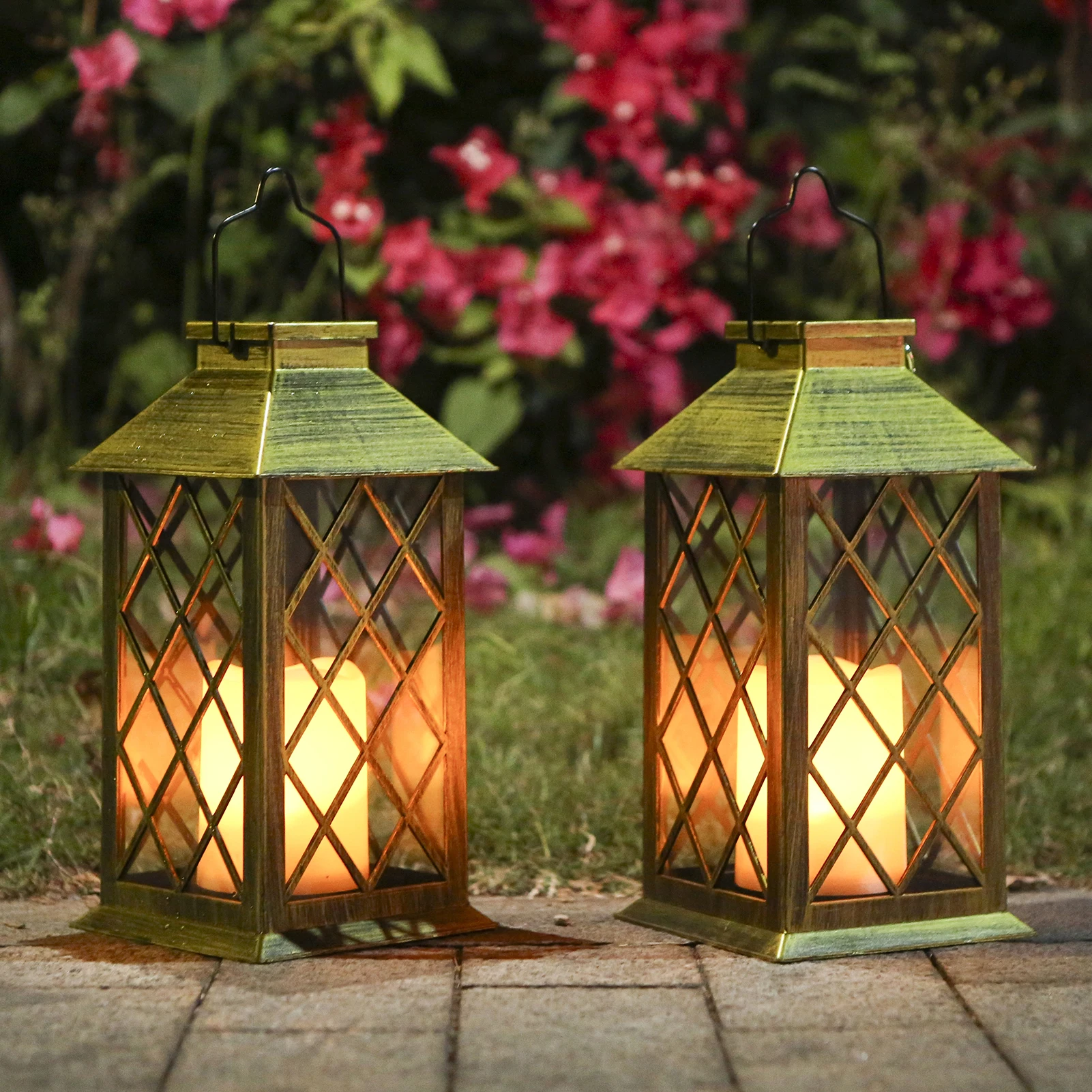 Tomshine Portable Solar Powered LED Light Lamp Dancing Flickering F-lame Lighting Rechargeable Wireless for Garden Outdoor | Лампы и