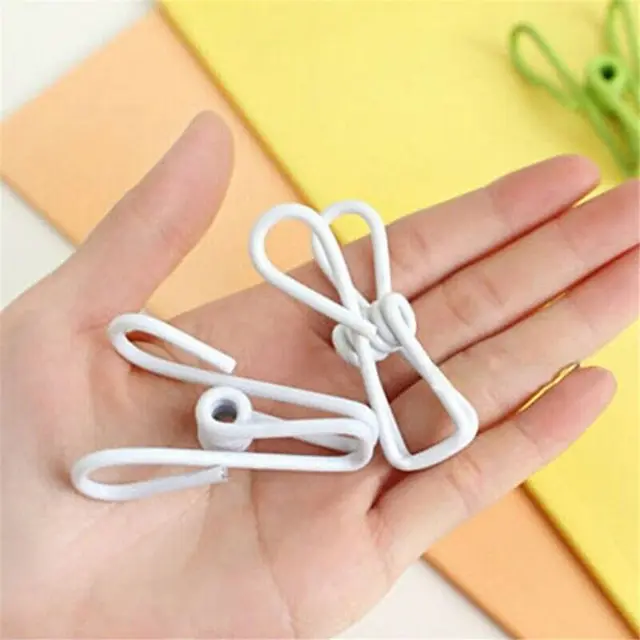 5/10/20 db Többcélú Színes Rozsdamentes Acél Klipek Ruhák Csapok Tartók Ruházati Bilincsek Lezáró Klip Háztartás - Image 5