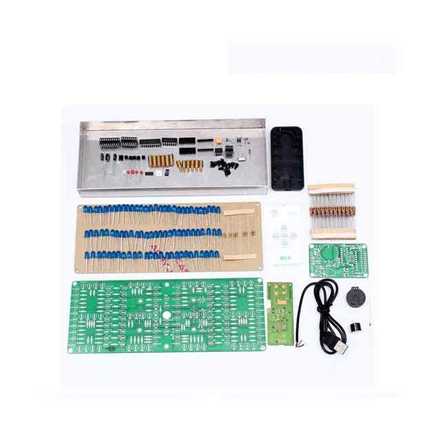 

A23-- 5mm LEDs Display Timer ECL-132 DIY Clock Timer Blue Screen Display Kits Electronic Suite With Patch Remote Control