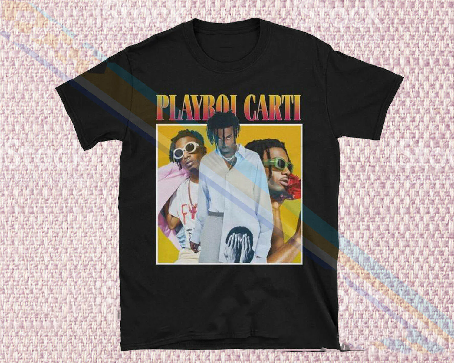 Вдохновленный PLAYBOI CARTI футболка Мерч Тур ограниченное Винтаж Редкие Billie Eilish