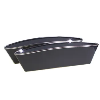 

Car Seat Crevice Storage Box Grain Organizer Gap Slit Filler Holder For Wallet Phone Cigarette Slit Pocket Accessories