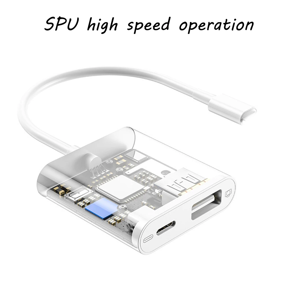 Адаптер USB OTG для iPhone iPad iOS13 адаптер Lightning на 3 0 U диск мышь клавиатура конвертер