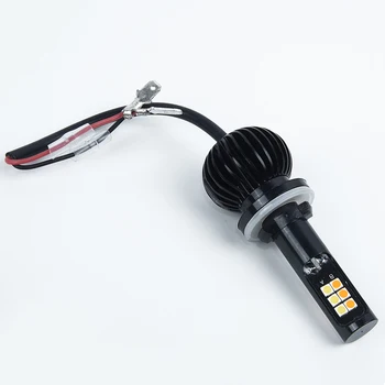 

White/Yellow LED Fog Light Bulb Dual Color For Car A2 2600LM 12W Lamps