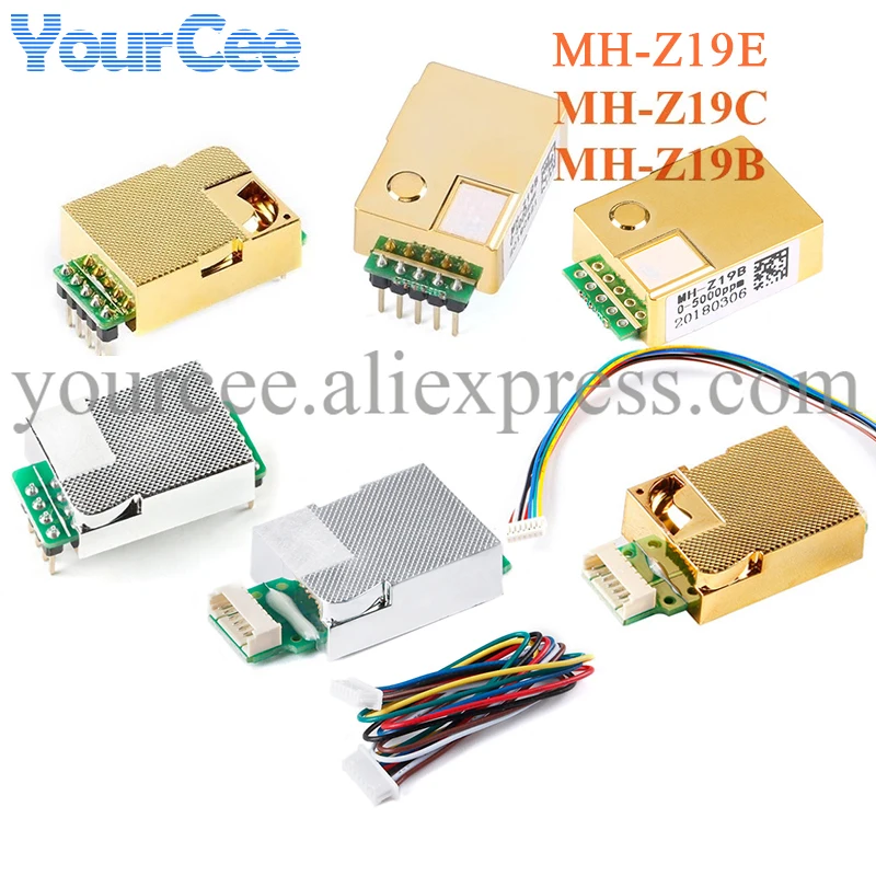 MH-Z19 MH-Z19C MH-Z19B IR Инфракрасный модуль датчика CO2 датчик углекислого газа NDIR Monitor 400-5000