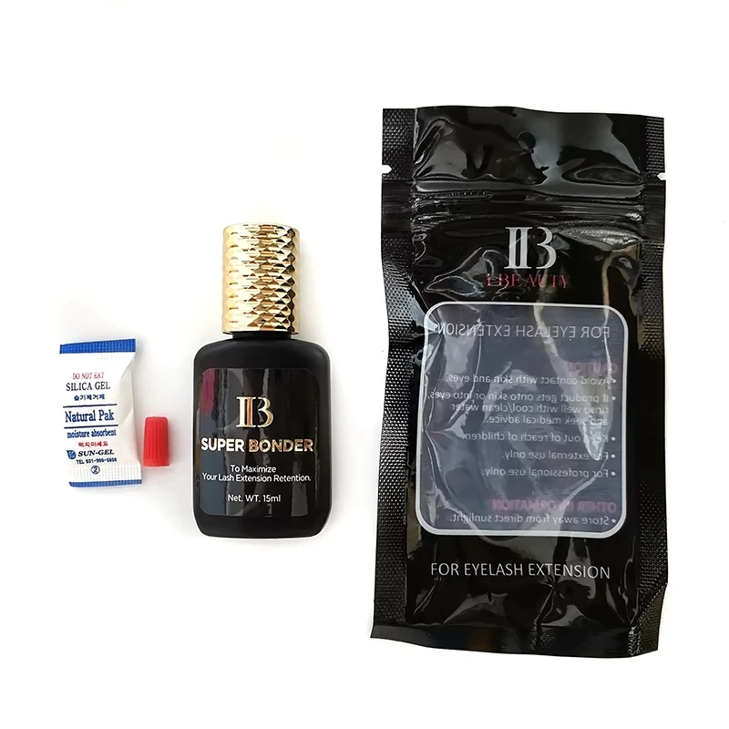 5 Bottles IB Super Bonder Eyelash Extension Glue 15ml IB Primer Professional Clear False Lash Adhesive Makeup Tools Wholesale 3