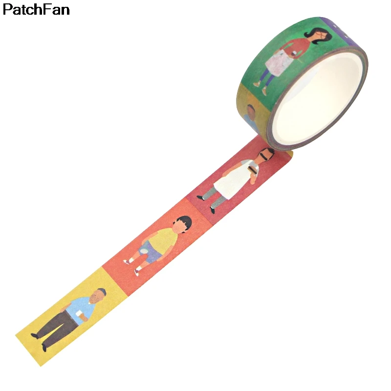 Patchfan мультик Боб бургер DIY Скрапбукинг липкий клей Васи бумага маскирующая лента печатные узоры наклейки A2666