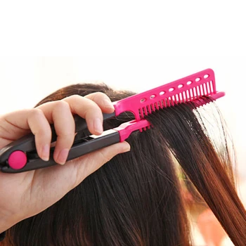 

Women V Type Design Hair Comb Folding Style Anti-static Combs Salon Haircut Hairdressing Styling Tool