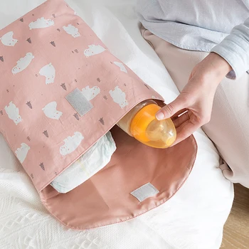 

2020 Diapering Toilet Storage Packages Mini Waterproof Wet Dry Bag For Baby Infant Cloth Diaper Nappy Pouch Reusable Travel Bag