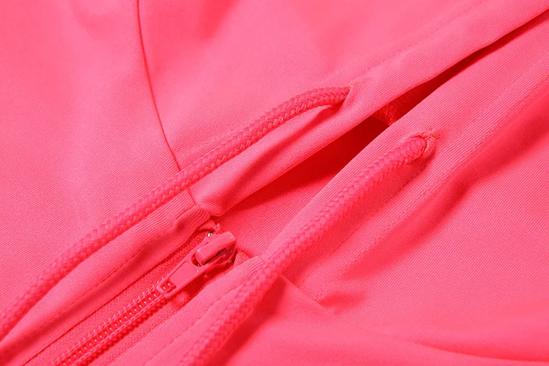 Tracksuit Women 2 Piece Set Fitness Plain Color Zipper Up Hoodies Skinny Leggings Sporty Sweatpants Matching Outfits Activewear