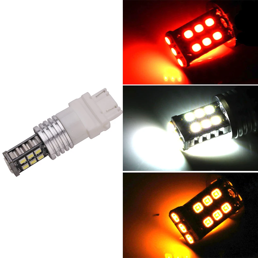 

1pcs T20 7443 15SMD Super White Led Light Bulb Auto Styling Interior Dome Reading License Plate Lamp Car Part Auot Gadgets Goods