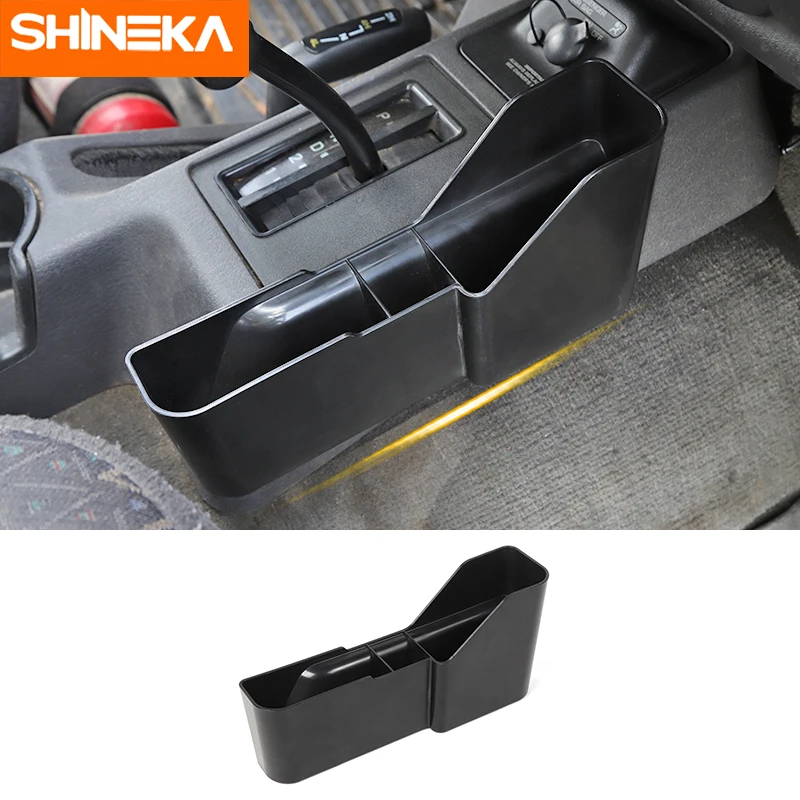 Stowing Tidying For Jeep Wrangler TJ Car Gear Storage Box Organizer Side Pocket For Jeep Wrangler TJ 1997-2006 ABS Accessories