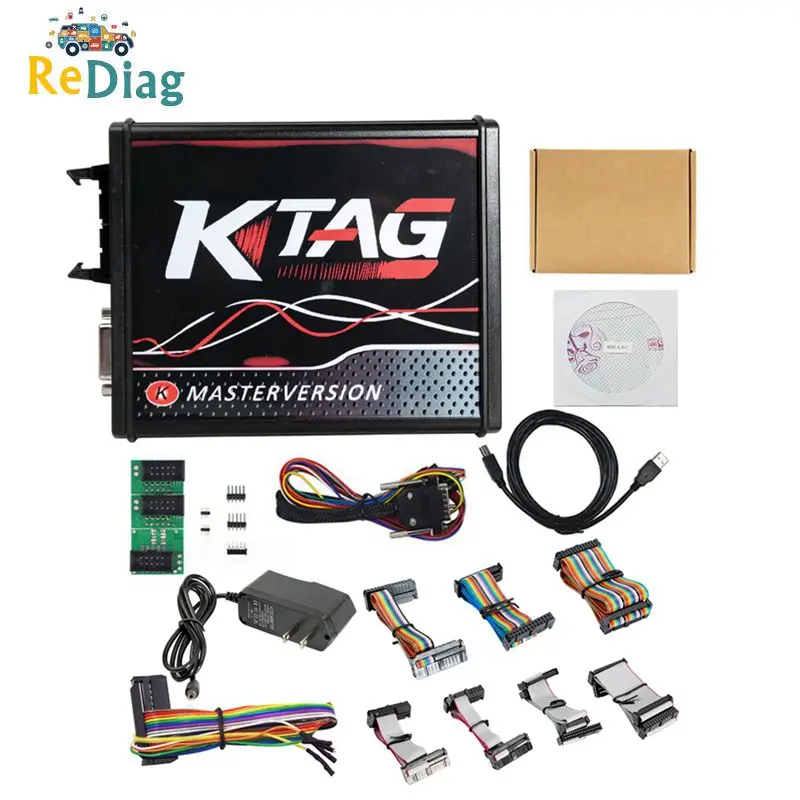 

V2.25 KTAG EU Online Version Firmware V7.020 KTAG Master with Red PCB No Tokens Limitation