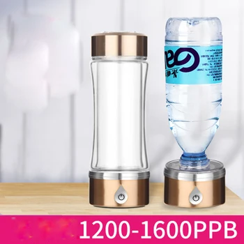 

420ml SPE/PEM Rich Hydrogen Water Generator Dual Use Water Ionizer Maker Antioxidant Alkaline Healthy Smart Water Bottle Pitcher