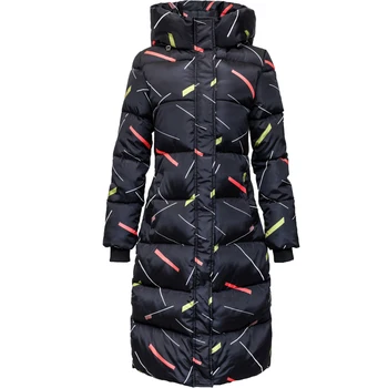 

Women Jacket Winter New Down Cotton-padded Jacket Women's Middle School Long Knee-length Slim Cotton-padded Winter Coat