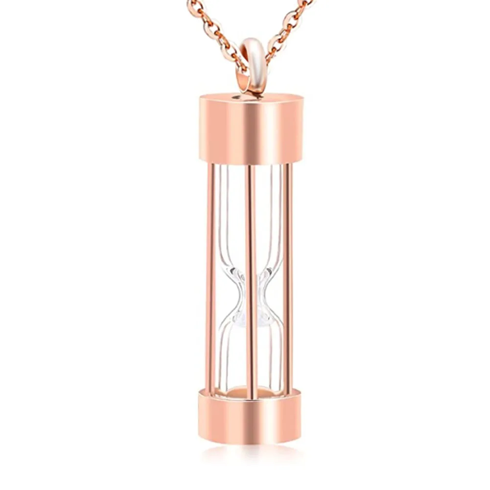 Unisex Religious Time Memory Hourglass Glass Cremation Jewelry Urn Necklace for Ashes Urn Cremation Jewelry Keepsake Memory 6