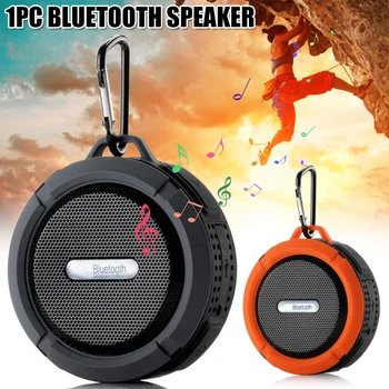 

Mini Portable Plastic Wireless Bluetooth Speaker Waterproof USB Rechargable Music Player FKU66