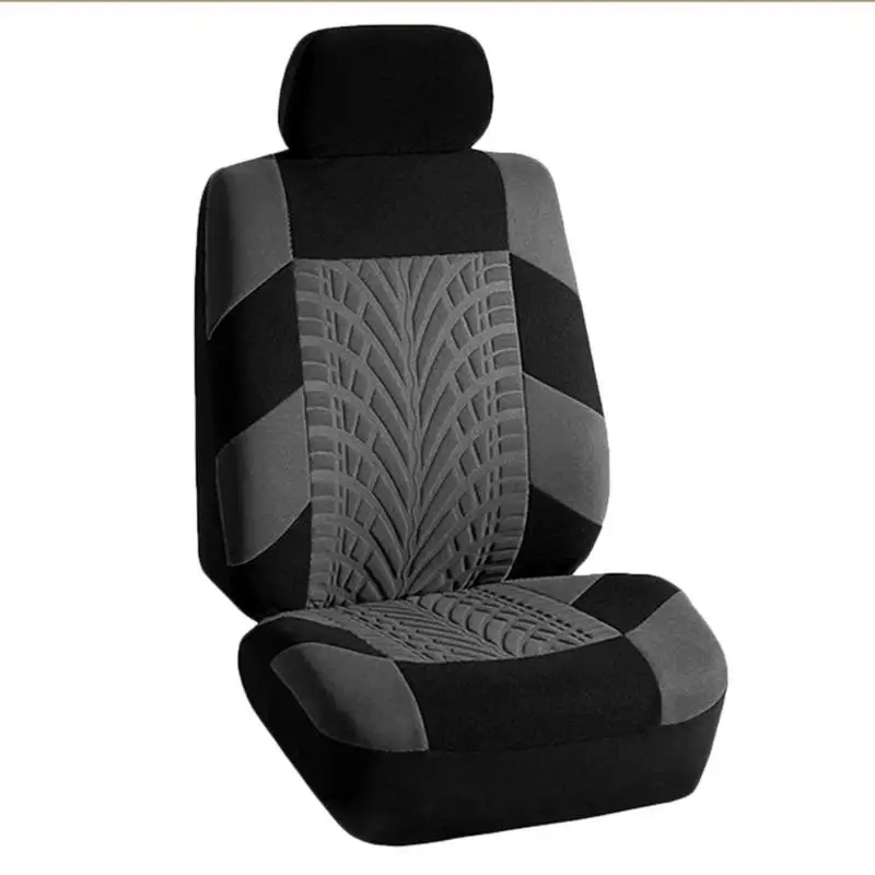 Single Seat Gray VODOOL чехол для автомобильных сидений, набор универсальных чехлов для автомобильных сидений, защитный чехол для сидений автомобиля - Название цвета: Single Seat Gray
