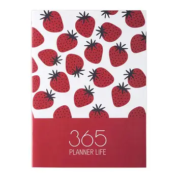

A4 Diary Notebook and Diary Kawai Fruit Weekly Monthly Notebook Return School Travel Manual