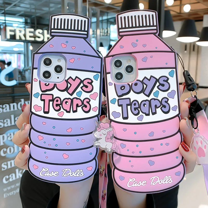 Boys Tears Phone Case Silicone Iphone 7 Bottle Boys Tears Iphone