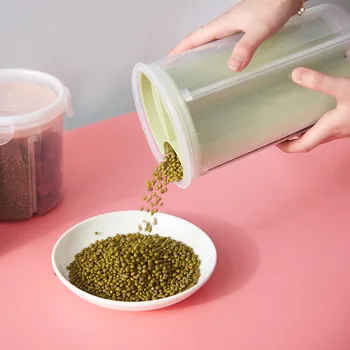 

Tank Storage Kitchen Rotary Sealed Tank Moistureproof Millet Bucket Rice Jar Plastic Grain Cereal Tank Dry Cargo Storage Tank