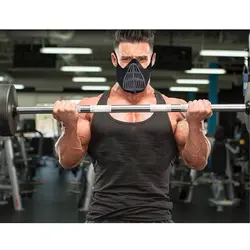 Спортивная маска для лица обучение тренировочная маска высотные аксессуары для упражнений с 6 уровня регулятор потока воздуха для бег