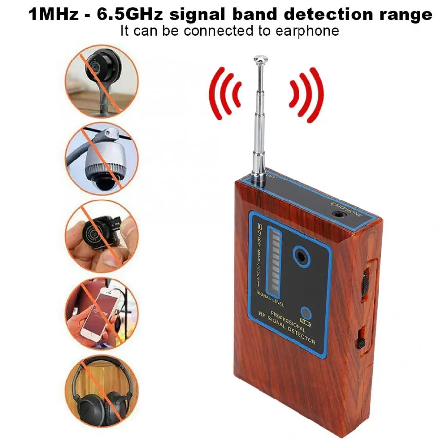 Беспроводной детектор сигнала искатель сканер Ошибка gps мини-камера обнаружения устройства анти-слежения камеры безопасности детектор